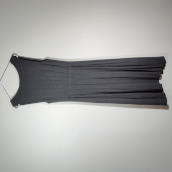 Anthropologie Maeve Yvette Ruched Dress Gray L - Picture 8 of 12